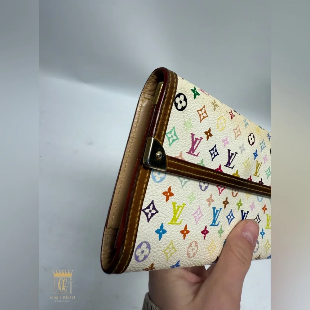 💜SOLD💜Louis Vuitton x Murakami multicolored international wallet - Picture 4 of 14